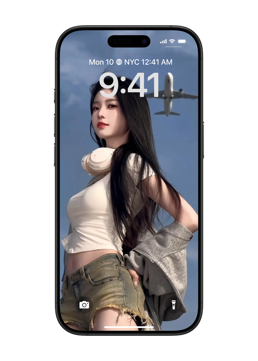 1 Girl Live Wallpaper 001
